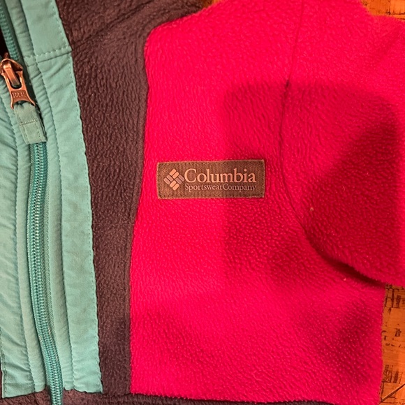 Columbia Kids Fleece Jacket - Pink and Blue - Picture 2 of 3